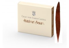 NABOJE GRAF VON FABER-CASTELL HAZELNUT BROWN 6szt.