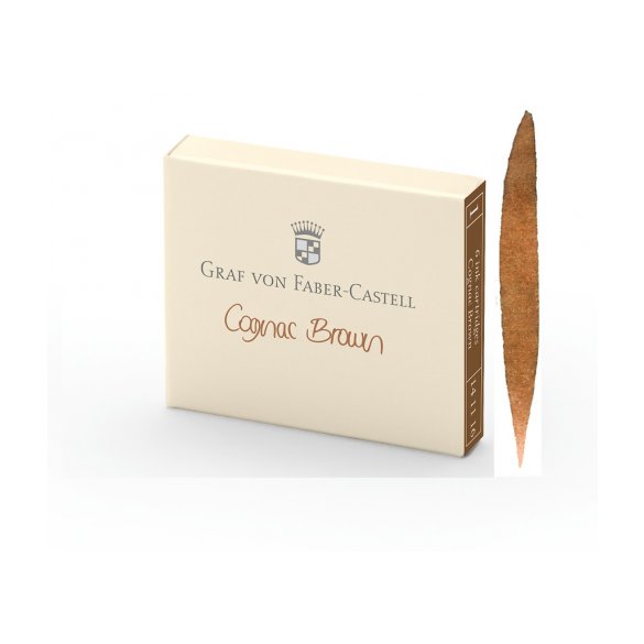 NABOJE GRAF VON FABER-CASTELL COGNAC BROWN