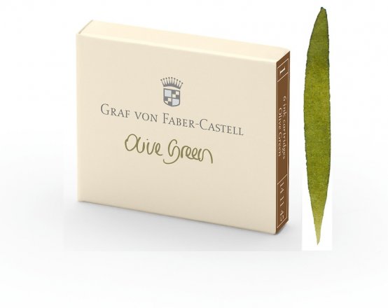 NABOJE GRAF VON FABER-CASTELL OLIVE GREEN