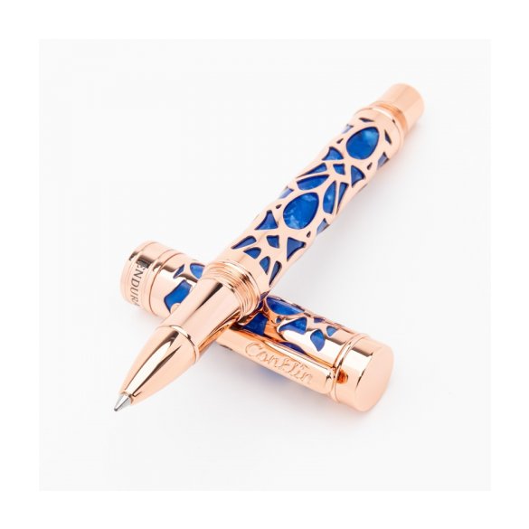 PIÓRO KULKOWE CONKLIN ENDURA DECO CREST, ROSE GOLD