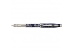 PIÓRO WIECZNE SHEAFFER 100 NIEBIESKI Z BIAŁYM WZOREM CT