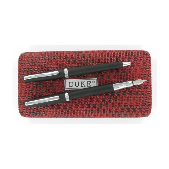 ZESTAW PIÓRO I DŁUGOPIS DUKE 209FB BLACK MAT CT