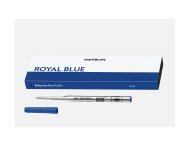 WKŁAD DŁUGOPISOWY MONTBLANC ROYAL BLUE F