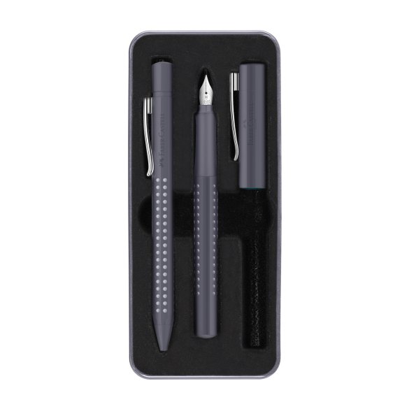 ZESTAW FABER-CASTELL GRIP 2010 SZARY