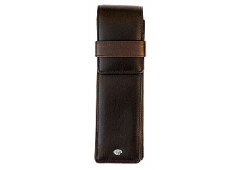 ETUI AURORA PODWÓJNE FIRENZE CIEMNY BRĄZ