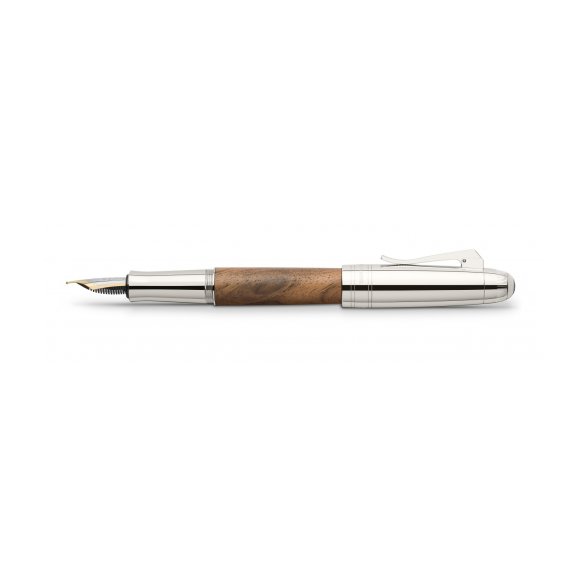 PIÓRO WIECZNE GRAF VON FABER-CASTELL MAGNUM CAUCASIAN WALNUT WOOD F 