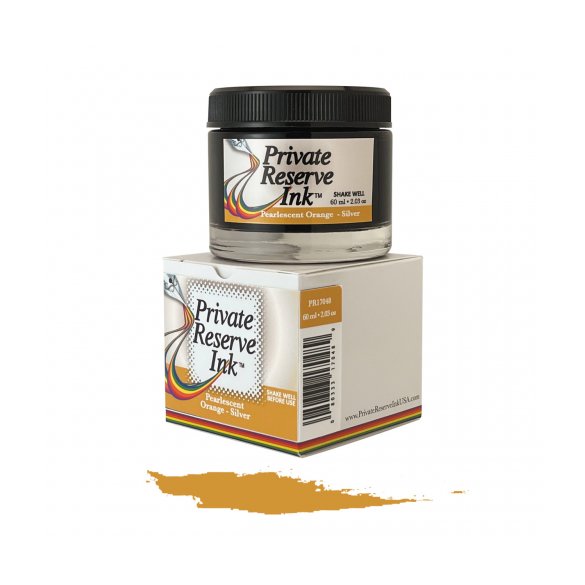 ATRAMENT PRIVATE RESERVE PEARLESCENT ORANGE-SILVER 60ML
