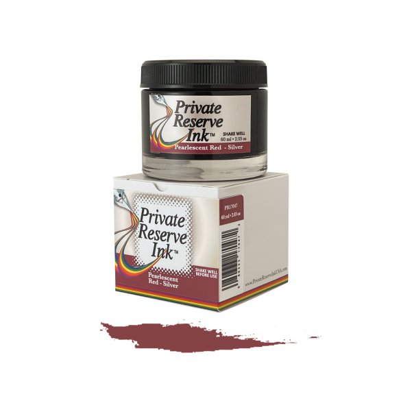 ATRAMENT PRIVATE RESERVE PEARLESCENT RED-SILVER 60ML