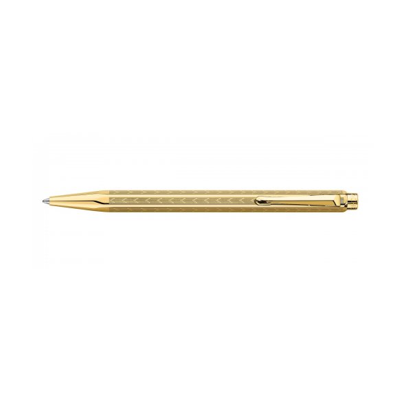 DŁUGOPIS CARAN D'ACHE ECRIDOR CHEVRON POZŁACANY