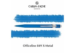 DŁUGOPIS CARAN D'ACHE 849 METAL-X NIEBIESKI