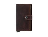 PORTFEL SECRID RFID MINIWALLET VINTAGE CHOCOLATE