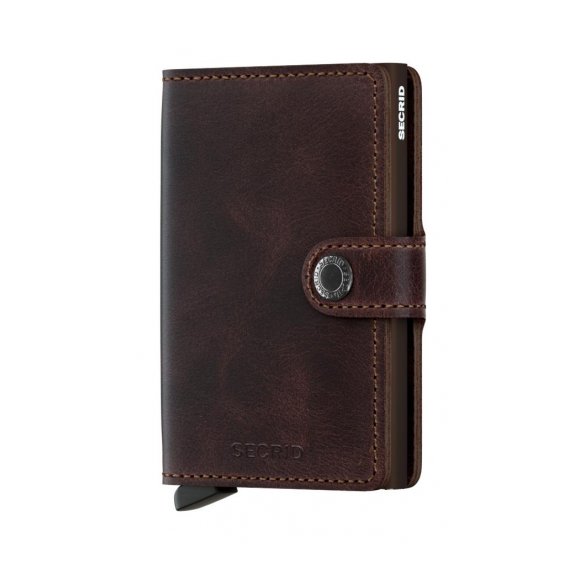 PORTFEL SECRID RFID MINIWALLET VINTAGE CHOCOLATE
