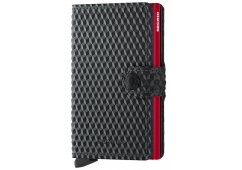 PORTFEL SECRID RFID MINIWALLET CUBIC BLACK-RED