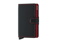 PORTFEL SECRID RFID MINIWALLET MATTE BLACK & RED