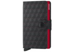 PORTFEL SECRID RFID MINIWALLET OPTICAL BLACK_RED