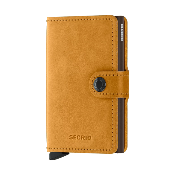 PORTFEL SECRID RFID MINIWALLET VINTAGE OCHRE