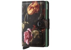 PORTFEL SECRID RFID MINIWALLET FLOWERS