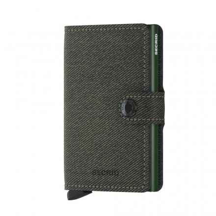 PORTFEL SECRID MINIWALLET twist green