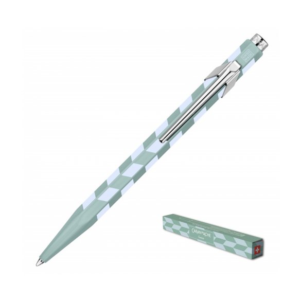 DŁUGOPIS CARAN D'ACHE 849 MOSAIC WATER GREEN