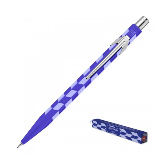 OŁÓWEK CARAN D'ACHE 844 MOSAIC ROYAL BLUE 0,5 MM