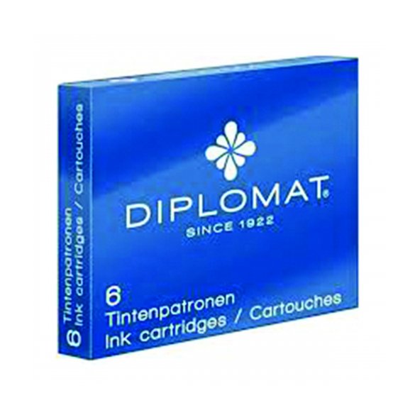NABOJE DIPLOMAT NIEBIESKIE