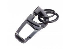 BRELOK TROIKA D-CLICK, SYSTEM CLICK-LOCK, KARABIŃCZYK, METAL