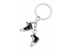BRELOK TROIKA TRAMPKI, 2 CHARMSY, EMALIOWANY METAL