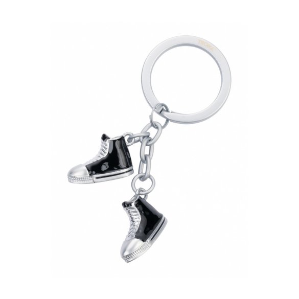 BRELOK TROIKA TRAMPKI, 2 CHARMSY, EMALIOWANY METAL