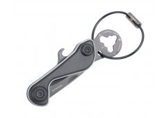 BRELOK TROIKA PARCEL CUT AND CART, 9 FUNKCJI, KARABIŃCZYK, CZARNO TYTANOWY