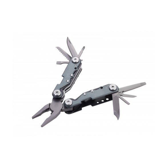 ROBOCZY WIELOFUNKCYJNY BRELOK TROIKA MINI MULTITOOL, SZARY