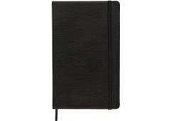 NOTATNIK MOLESKINE LEATHER BLACK W TWARDEJ OPRAWIE