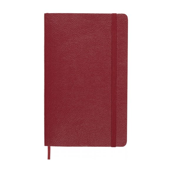 NOTATNIK MOLESKINE LEATHER BORDEAUX W MIĘKKIEJ OPRAWIE