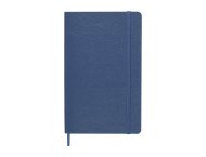 NOTATNIK MOLESKINE LEATHER BLUE W MIĘKKIEJ OPRAWIE