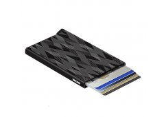 PORTFEL SECRID RFID CARDPROTECTOR LASER ZIGZAG BLACK