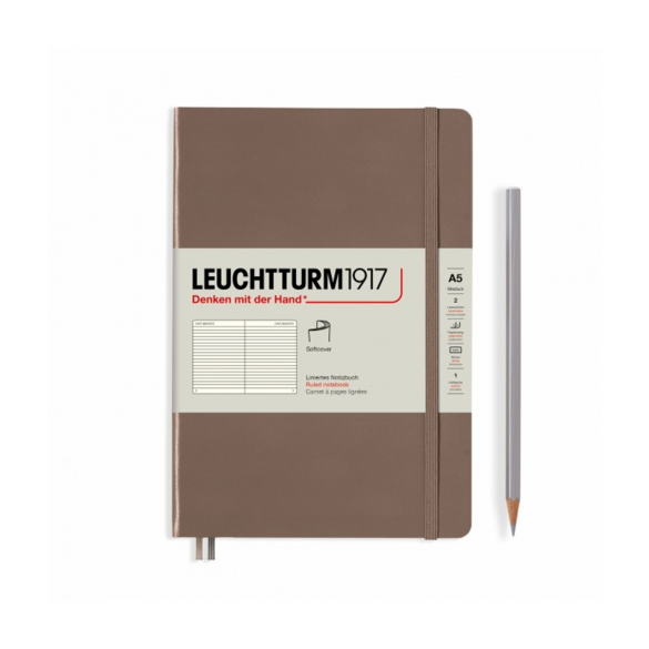 NOTATNIK LEUCHTTURM1917 CIEPŁA ZIEMIA W LINIE