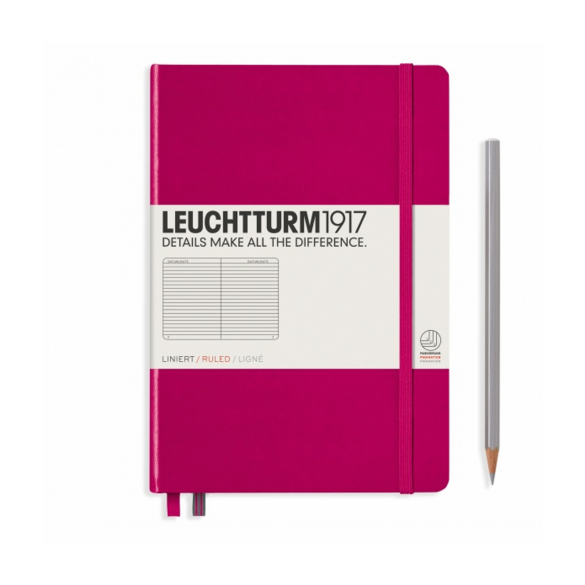 NOTATNIK LEUCHTTURM1917 MALINOWY W LINIE