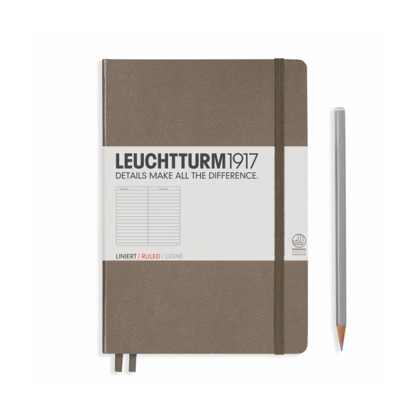 NOTATNIK LEUCHTTURM1917 PIASKOWY W LINIE