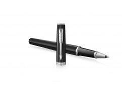 Pióro kulkowe Parker Meridian Glossy Black CT, czarne błyszczące ze srebrnymi wykończeniami