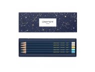 KREDKI CARAN D'ACHE COSMIC BLUE METALICZNE KOLORY 10 SZT W PUDEŁKU