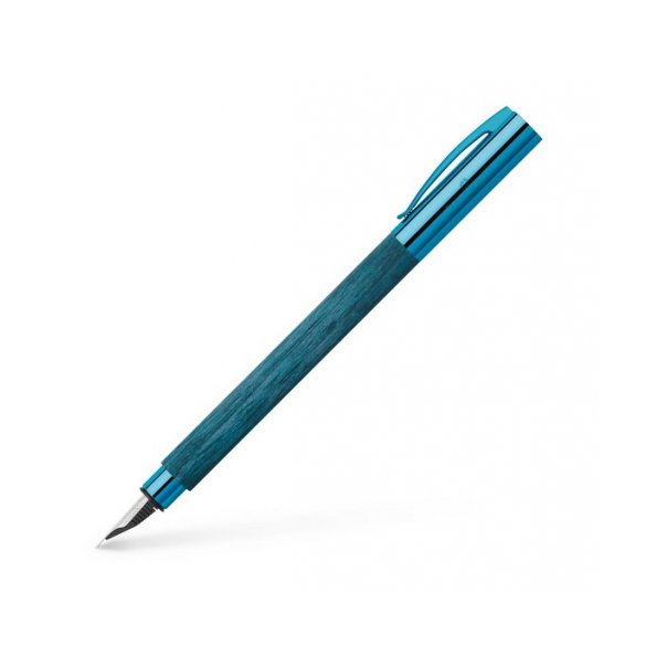PIÓRO WIECZNE FABER-CASTELL AMBITION BLUE WOOD