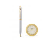 ZESTAW SHEAFFER DŁUGOPIS 100 CHROM GT Z ZEGARKIEM