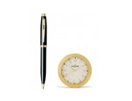 ZESTAW SHEAFFER DŁUGOPIS 100 CZARNY GT Z ZEGARKIEM