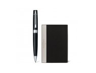 ZESTAW SHEAFFER DŁUGOPIS 300 CZARNY CT Z WIZYTOWNIKIEM