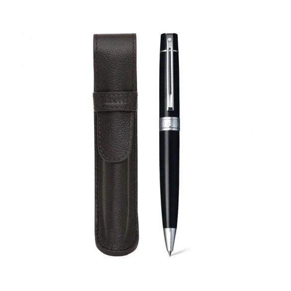 ZESTAW SHEAFFER DŁUGOPIS 300 CZARNY CT Z ETUI POJEDYNCZYM
