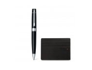 ZESTAW SHEAFFER DŁUGOPIS 300 CZARNY CT Z ETUI NA KARTY