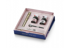 ZESTAW PREZENTOWY SHEAFFER EMILY IN PARIS 100 E9377, PIÓRO WIECZNE CHAMPAGNE GOLD I 2 ATRAMENTY ZAPACHOWE 10ML