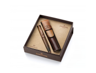 Sheaffer Coffee Edition – zestaw prezentowy: pióro wieczne 100 i skórzane etui