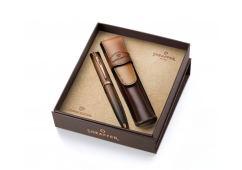 ZESTAW SHEAFFER COFFEE EDITION – DŁUGOPIS 100 I SKÓRZANE ETUI NA DŁUGOPIS