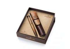 ZESTAW SHEAFFER COFFEE EDITION – DŁUGOPIS VFM I SKÓRZANE ETUI NA DŁUGOPIS