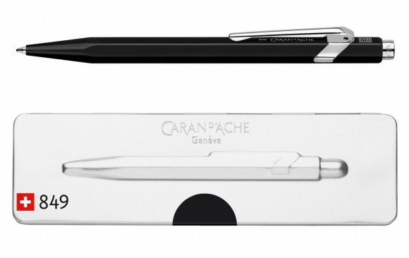 DŁUGOPIS CARAN D'ACHE POP LINE FLUO CZARNY